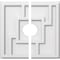 Ekena Millwork Knox Architectural Grade PVC Contemporary Ceiling Medallion, Two Piece, 14"OD x 3"ID x 4 3/4"C x 1"P CMP14KX2-03000 - alternate 1